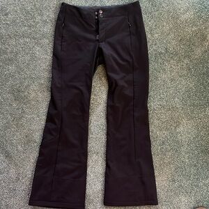 NWOT Vintage Free Country Chico Black Small Women’s Softshell Ski Snowpants